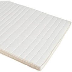allnatura Latexcomfort Mattress Topper 90 x 200 cm in Soft (H1), 100% Natural Latex, Cover Made of Lyocell/Tencel - Perfect for Mattresses and Box Spring Beds - Made in Germany
