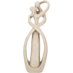Hztyyier Sandstone Statue, Pair Couples Figurines, Abstract Statue Handmade Sandstone Carved Kiss Lovers Couple Statue Sculpture Home Wedding Decor