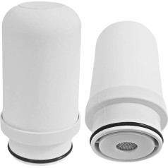 Wassaplus SC Filter - Pack of 2 Replacement Cartridges - Activated Carbon and Silica Gas Ceramic - Purity and Superior Taste for Your Water