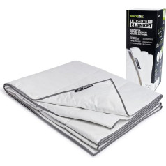 BLACKROLL® Recovery Blanket Summer (135 x 200 cm), Vegan Summer Blanket with Infrared Effect