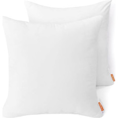 Sweetnight Pillow 50 x 50 cm, Set of 2, Soft and Supportive Neck Pillow with Oeko-Tex Certified, Washable Microfibre Pillow, Breathable Sleeping Pillow for Back, Belly or Side Sleepers
