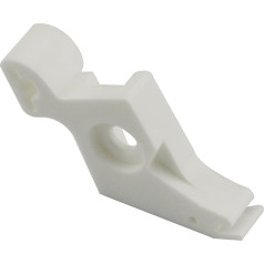 DreamStitch Low Shank Snap On Sewing Presser Foot Adaptor Ankle 4124112 for Husqvarna Viking,White Alt:4124112-01,4124112-45,4124112-45,4123471-01,4126161-01,412616101#4124112