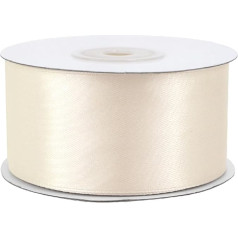 Creativery 25 m Roll Satin Ribbon, 38 Mm, Ribbon Satin, Decorative, Gift Ribbon, Weddings, Christenings, Birthdays. 4 cm 40 mm
