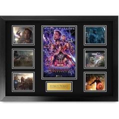 HWC Trading FR A2 Avengers Endgame Robert Downey Jr Gifts Printed Signed Autograph Presentation Display for Fans of Film Memorabilia - A2 Framed