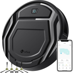 LEFANT Robot Vacuum Cleaner M210P, Obstacle Avoidance Vacuum Cleaner Robot, Robot Vacuum Cleaner with App Control, Quiet Vacuum Cleaner Robot Compatible with Alexa, Ideal for Pet Hair, Carpets, Hard