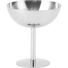 Ice Cream Sundae, Stainless Steel Cup, Metal Champagne Glass for Dessert Bowl, Ice Cream Sundae, Sn