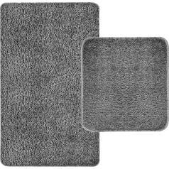 Sentidos Bath Mat with Oeko-Tex Bathroom Set Shower/WC Mat