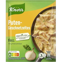 Knorr Fix seasoning mixture turkey sliced for a delicious sliced recipe without flavour-enhancing additives 54 g 1 piece