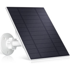 MEAKTSMI 5W Weatherproof Solar Power Supply for CCTV Cameras