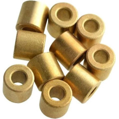 ALMLNLL Messingbuchse 5 Stück 14 x 20 x 18 mm FU-1 Pulvermetallurgie-Ölbuchse, poröses Lager, gesinterte Kupferhülse