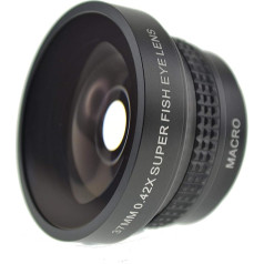 System-S Fish Eyes and Macro 37mm Lens with Clip for Smartphone