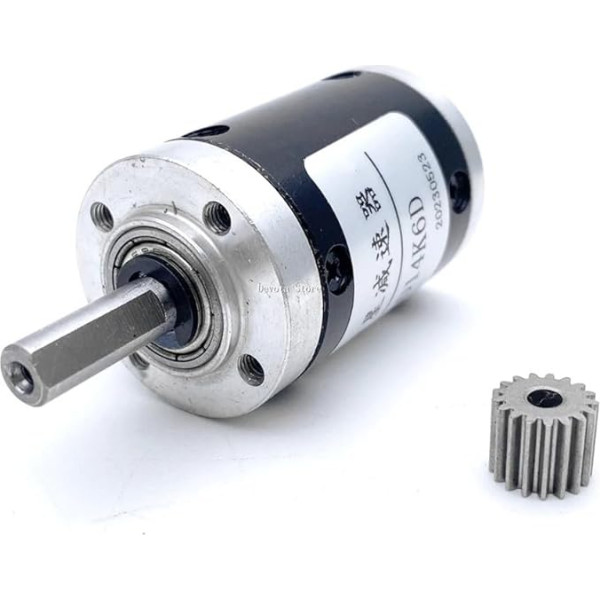28mm Planetary Gear Reducer DIY Car Aircraft Model Robot Reducer DC electronic starter Gearbox CZAOINCU(1 Ratio 51,3.15mm Motor Gear)