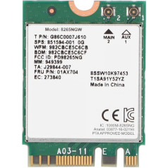 Jectse WiFi Card Bluetooth 4.2 Wireless Network Module NGFF M2 Interface 2.4G 5G Wireless Network Card Adapter for Intel 8265 867M 802.11AC WiFi Adapter