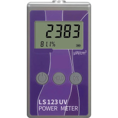 DIKAMAN LS123 portable UV measuring guard, measure the power intensity of ultraviolet radiation and radiation density as well as the rejection rate. Used in areas such as meteorology and environmental