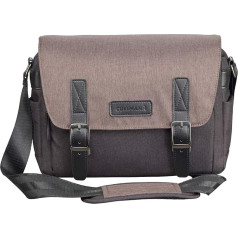 Cullmann Bristol Maxima 322+ 91711 Camera Case in Messenger Style with Tablet Compartment Brown 270 x 180 x 100 mm