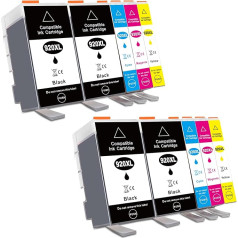 Yongairuink 920XL Printer Cartridges Compatible with HPQ920 XL 920XL Multipack Cartridges for Officejet 6000 6000A 6500 6500A 7000 7500 (4 Black, 2 Cyan, 2 Magenta, 2 Yellow)