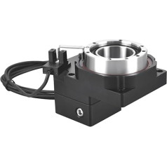 Hollow Rotary Drive Ratio 5:1 10:1 Hollow Rotating Platform Electric Turntable Gear Reducer for 42 Frame Nema17 Stepper Motor Input Shaft 5mm(10:1)