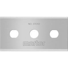 Martor 37040.60 Industrial Replacement Blade for Secumax 10 pcs, Silver, Set of 10 Pieces