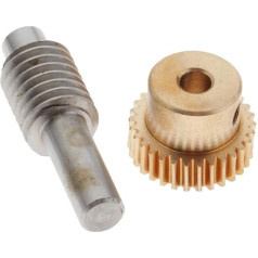 Folpus Precision Module 0.5 Brass Worm Wheel Set - 25