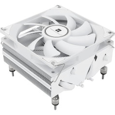 Thermalright AXP90-X53 White Low Profile CPU Air Cooler, 53 mm Height, TL-9015W Slin PWM Fan, AGHP 3.0 Technology, for AMD AM4 AM5/Intel 1150/1151/1155/1156/1200/1700 (White)