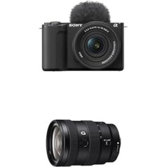 Sony Alpha ZV-E10 II APS-C Mirrorless Video Camera with 16-50 mm f/3.5-5.6 Power Zoom (4K60p Video, 4:2:2 10Bit Recording, 26 MP, Auto Eye Focus) Bundle Includes SEL1655G