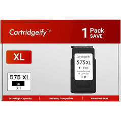 Cartridgeify PG 575XL Black Ink Cartridges Compatible with Canon PGI 575 Black for Canon TS3550i TS3551i TR4750i TR4751i Printer
