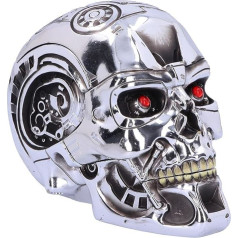Nemesis Now, 18cm Silver Resin T-Terminator Box One Size