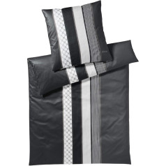Joop! Bed Linen Cornflower Stripes 4069 Deep Stone - 99 80 x 80 cm - 155 x 220 cm