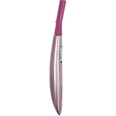 Panasonic es2113pc Facial Hair Trimmer for Women, with Pivoting Head and Eyebrow Trimmer Attachments, Battery Operated