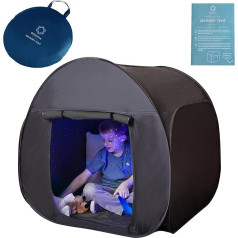 Sensory Tent for Kids to Play and Relax | Autism Aid SPD, Anxiety, Lack of Concentration | Dark Pop-up Cave for Autistic Children | for Home or School | Small