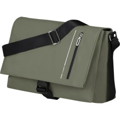 Samsonite Ongoing Messenger Bag 13.3 Inches, 36 cm, 11 L, Green (Olive Green), Messenger bag 13.3 inches