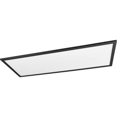 Reality Leuchten Alpha R62328032 LED Ceiling Light Metal Matte Black with 34 Watt LED