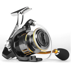 HNGM Fishing Reel All Metal Fishing Reel 1000-7000 Strong Resistance 8kg Rotating Fishing Reel 5.2: 1 Carp Fishing Reel for Saltwater (Color : GW, Spool Capacity : 7000 Series)