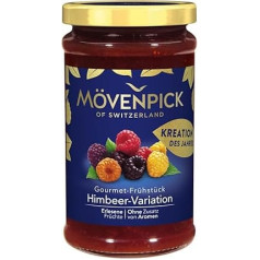 Mövenpick Gourmet Breakfast Raspberry Variation, Premium Fruit Spread, 250 g