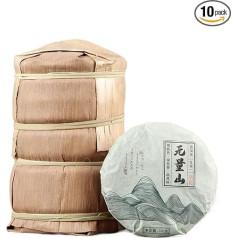 Yunnan Ancient Tree Pu'er Raw Tea 100 g x 10 Pieces Wuliangshan Small Tea Cake, Unique Tea Charm