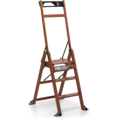 Foppapedretti Lascala 3.0 Folding Ladder, Walnut