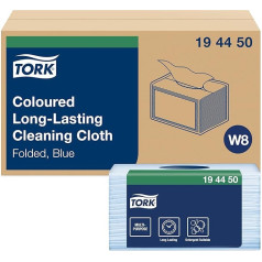Tork 194450 Durable Cleaning Cloths Blue (Pack of 320)