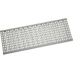 Saro Aluminium shelf with plastic grates 475 x 1330 mm