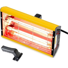 Paint Curing Lamp 2000 W Infrared Paint Curing Lamp Handheld Shortwave Infrared Heating Lamp Body Repair Paint Dryer High Heat Dissipation Performance