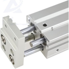 Pneumatik-Luftzylinder, Doppelt wirkender pneumatischer Gripper -Weit -Luftgreifer -Parallelzylinder MHL2-10D 16 20 25 32 40d1 D2 Aluminiumklemmen für automatische Ausrüstung (Color : MHL2-10, Size