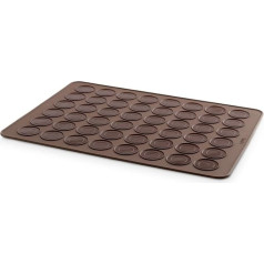 Lékué 40 x 30 mm Macaron Mat, Brown