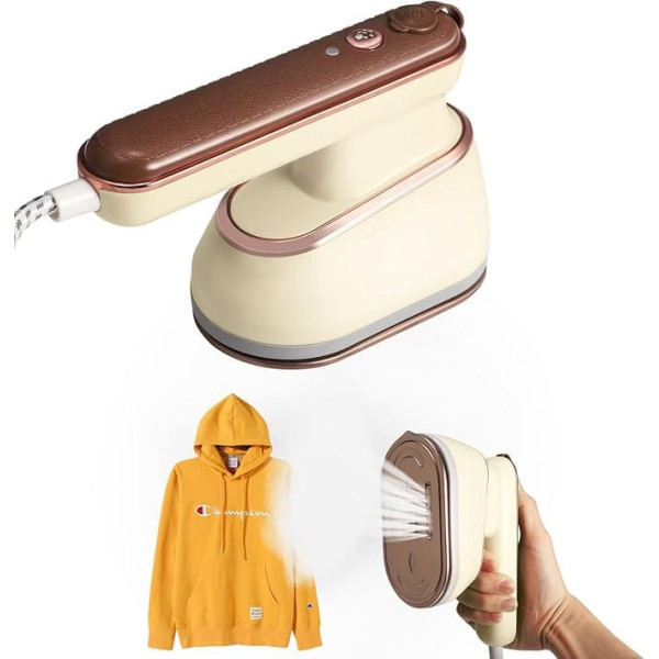 Mini Steam Iron, Travel Steam Iron, Portable Travel Iron, Small Iron Steam for Home and Travel, Foldable Iron for Drying Clothes in Everyday Life and Travel, Iron