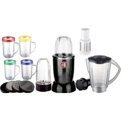 Herzberg HG6001 HG6001 Smoothies Mixer 220 W with 21 Accessories, Ceramic