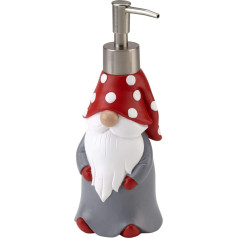 Avanti Linens GNOME Walk Collection, Resin, Multicoloured, Soap Dispenser/Lotion Pump