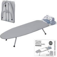 ZOES HOMEWARE Compact Metal Ironing Board