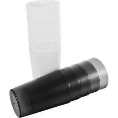 DECHOUS 10er Set Zahnputzbecher Für Das Badezimmer Mattierte Tassen Und Mundspülbecher Und Zahnbürstenhalter Für Den Täglichen Gebrauch Praktisches Zubehör Für Die