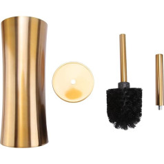 Wanjorlay Gold Long Toilet Brush Creative Bathroom Cleaning Brush Toilet Cleaning Set Bathroom Cleaning Tool Accessories