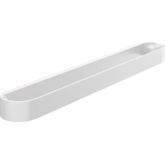 hansgrohe WallStoris 27926700 Towel Rail 58.1 cm Bath Towel Rail Bathroom Accessories No Drilling Required Bathroom Accessories Matt White