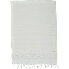 Bersuse Anatolia XXL Beach Towel Sofa Throw 100% Cotton White