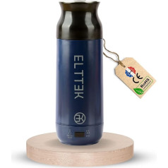 ELTTEK 450 ml, Travel Kettle Small, 12 Temperature Options, Mini Kettle for Travel, Small Kettle with Adjustable Temperature, Portable Electric Kettle with Thermostat